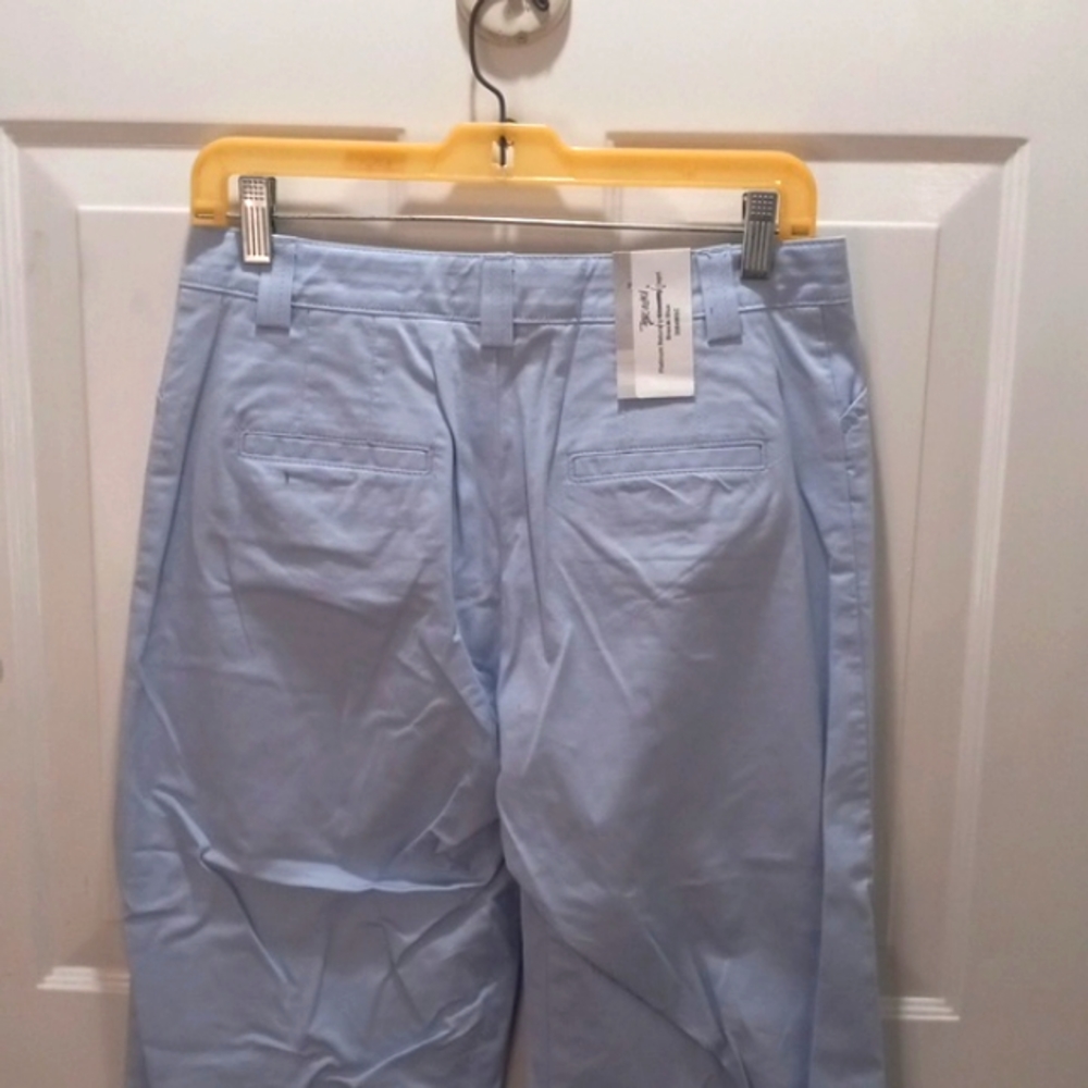 Lee Naturally Slimming Light Blue Capris Size 8 - Picture 6 of 7